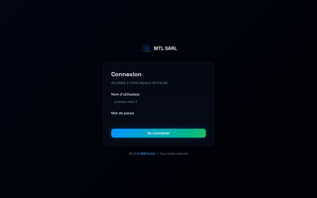 MTL SARL — Vue du projet