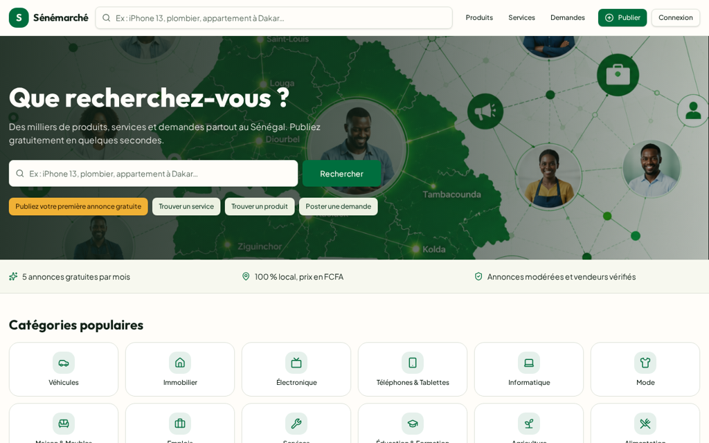 Sahel Connect — Vue du projet